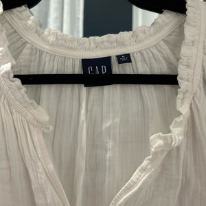 Gap Linen Peasant Top - Size L